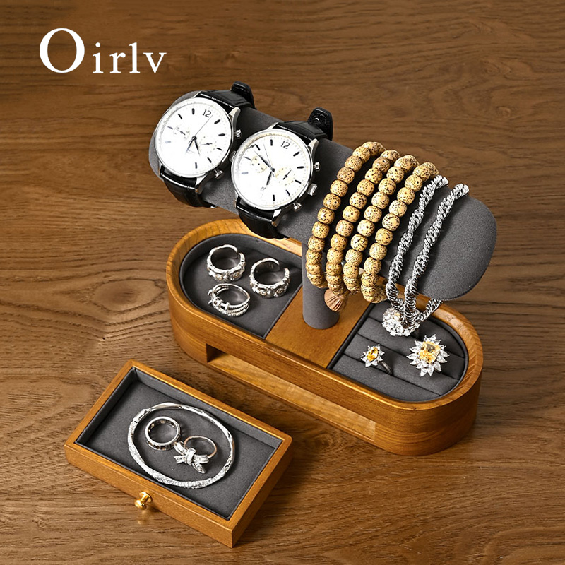 Watch Display Box - Oirlv organizador de relógio de madeira